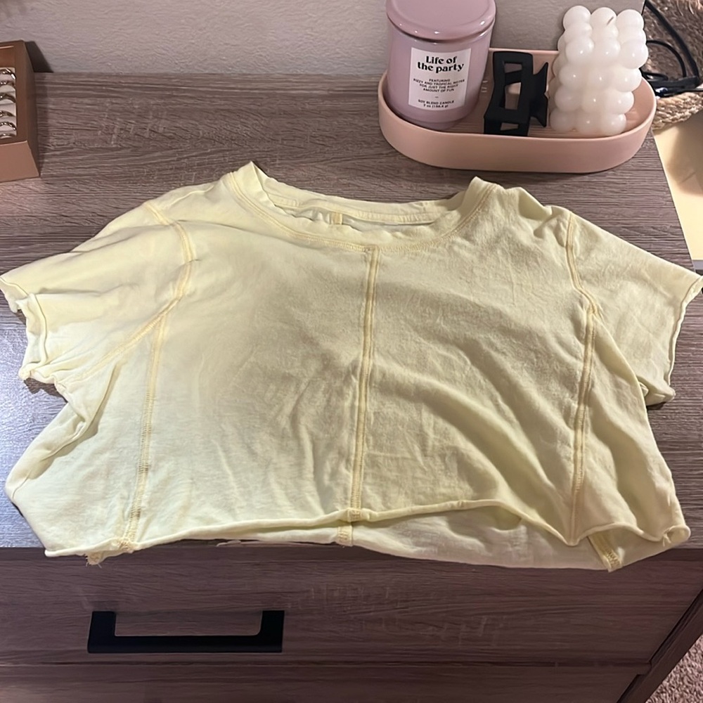pacsun cropped tee